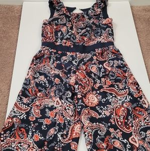 Girls Janie & Jack ankle/pants romper.